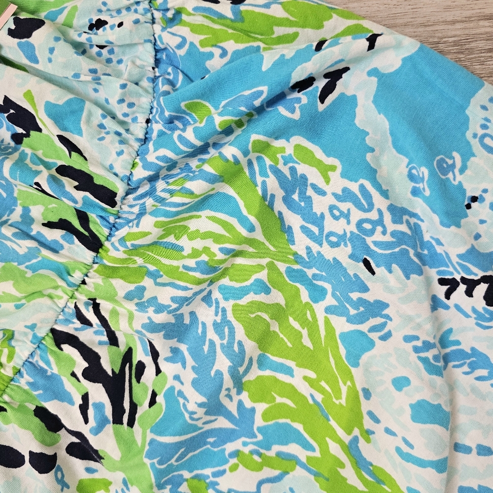 Nwt Lilly Pulitzer Marlisa Strapless Maxi Dress In Spa Blue Xs - Picture 5 of 8